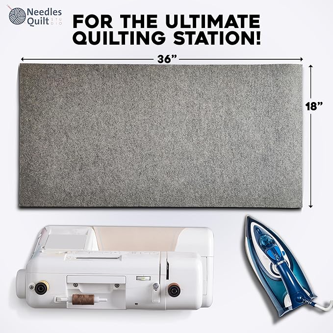 36" x 18" Wool Pressing Mat for Quilting | 100% Natural New Zealand Wool - Image 5