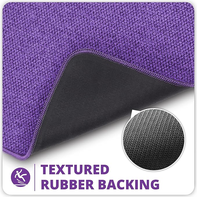 Bath Mat, Ultra Thin Bathroom Runner Rugs, Large Bath Mats - Image 4