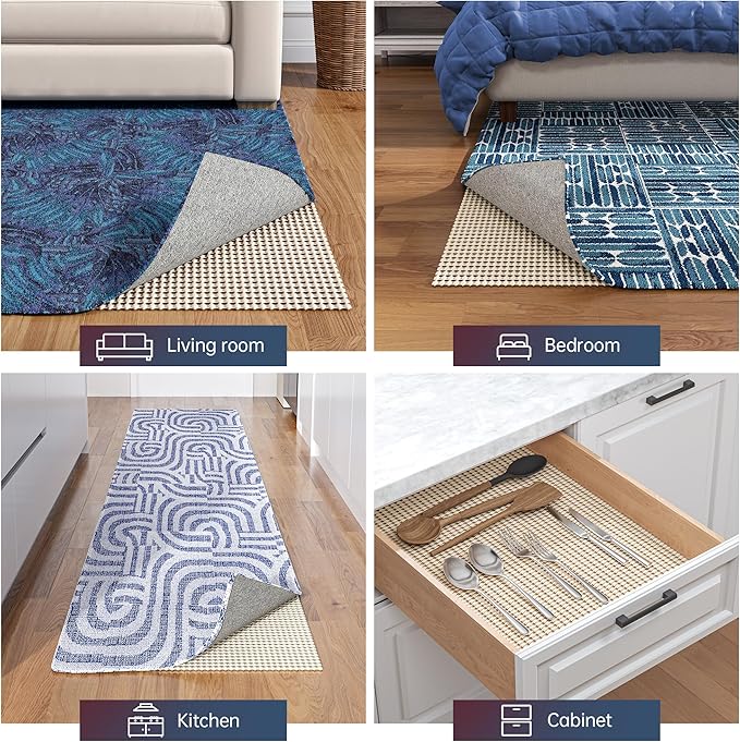 Non-Slip Rug Pad Gripper 2.5x8 Feet, Anti Skid Mat - Image 6