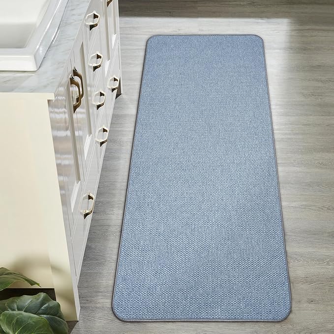Bath Mat, Ultra Thin Bathroom Runner Rugs, Large Bath Mats by BosapDirect
