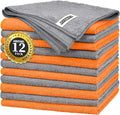 FIXSMITH Microfiber Cleaning Cloth -Pack of 12, Highly Absorbent Cleaning Rags by FIXSMITH