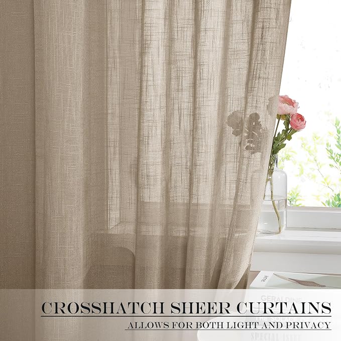 NICETOWN Privacy Sidelight Curtain Short - Image 5