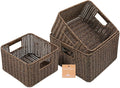 myHomeBody Wicker Storage Basket, Storage Cubes, Woven Baskets by myHomeBody