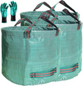 Professional 3-Pack 137 Gallon Lawn Garden Bags Big Yard Waste Bags by TespherCreationsforYardWorkLawnsCarePatioGardeningOutdoorCampingandRVTrips