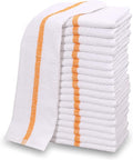 60 PC New Cotton Blend White Restaurant Bar Mops Kitchen Towels by GOLDTEXTILES