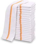 120 PC New Cotton Blend White Restaurant Bar Mops Kitchen Towels, 32 Oz by GOLDTEXTILES