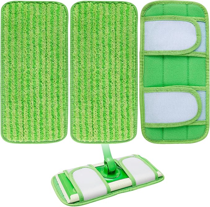 KEEPOW Reusable Mop Pads Compatible by KEEPOW