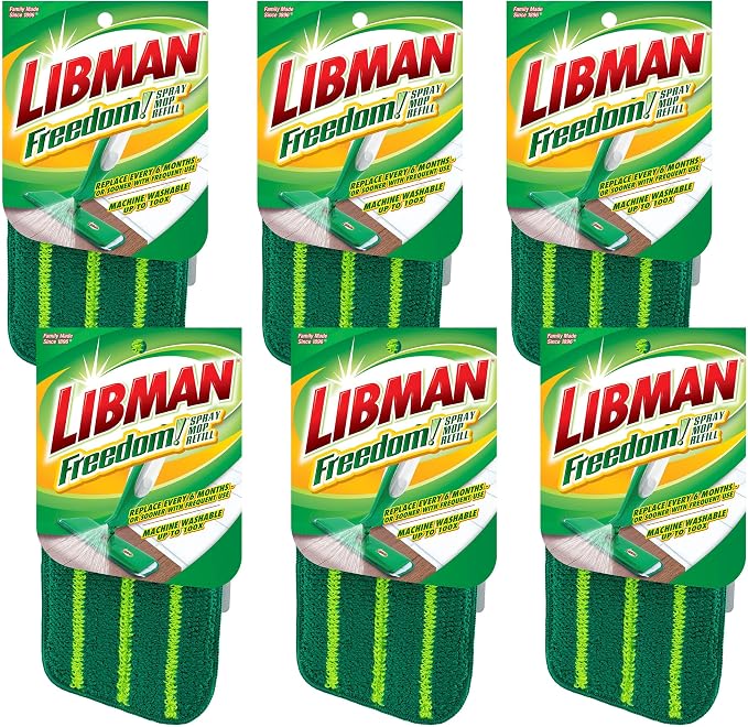 Libman Freedom Spray Mop Refill | Microfiber | Household Essentials | Hardwood by TheLibmanCompany