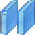 12-Pack Microfiber Cleaning Pads, 18-Inch Microfiber Mop Pads Compatible by wlich