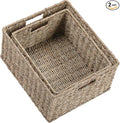 HOONEX Large Wicker Baskets for Storage, Seagrass Baskets by HOONEX
