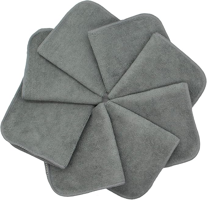 Microfiber Dish Cloths Fast Drying Kitchen Cleaning Cloth Dish Rags Dust Cloths - Image 2