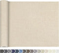 KING MOUNTAIN Coarse Linen Fabric Patches, Self-Adhesive, 12x40 Inch, by ForABetterHomeLife