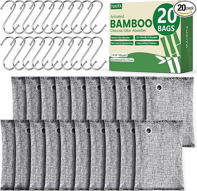 20Pack Activated Charcoal Odor Absorber, Odor Eliminator by Unknown