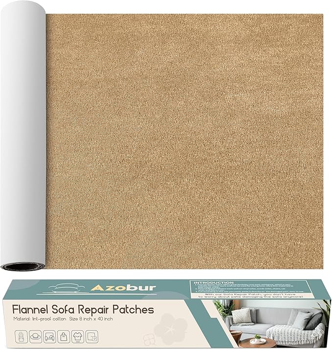 Velvet Repair Patch, Self-Adhesive Flannel Fabric Patch, Microfiber Patch，Can by Azobur