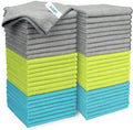 AIDEA Microfiber Cleaning Cloth-50PK, Soft Microfiber Towels by AIDEAHOME