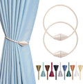 2 PCS Magnetic Curtain Tiebacks, European Style Convenient Drape Tie Backs by YUNTUOO
