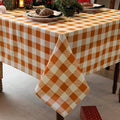 Waterproof Plaid Tablecloth Fabric by Essifunia