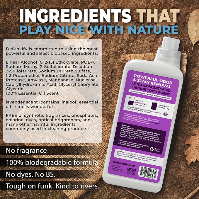 Laundry Detergent 62 Load/37.7 FlOz. 'Lavender' Liquid Laundry Detergent - Image 4