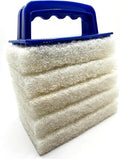 Handled Bath Scrubber 6 Piece Heavy Duty Cleaning Scrub Sponge Brush Bathroom by Pro-Graad