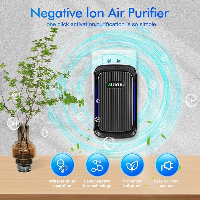Air Ionizers (4 Pack）- Plug In Negative Ion Air Purifiers - Image 2
