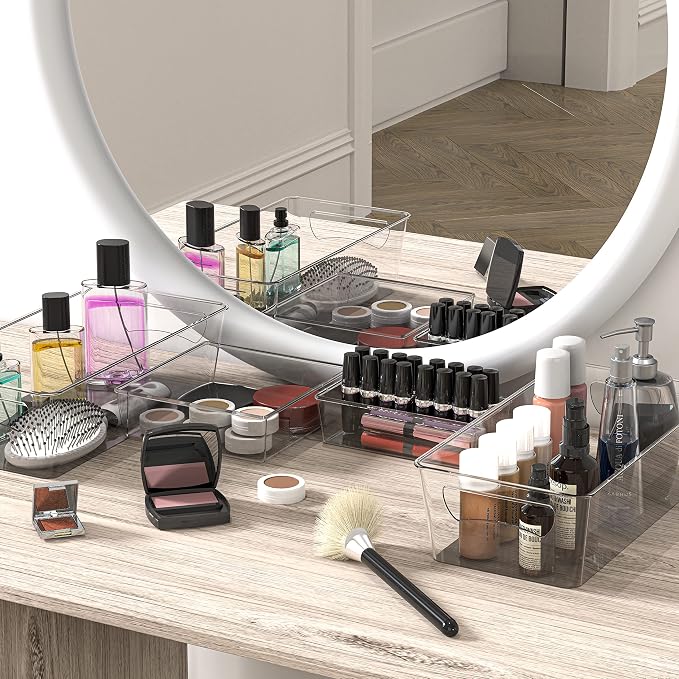 Simple Houseware Clear Storage Bins Organizer - Image 5