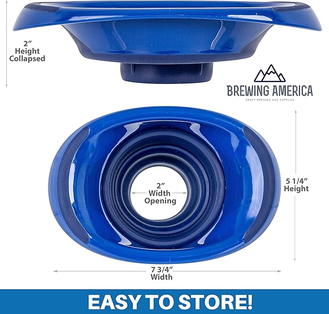 Kitchen Canning Funnel – Collapsible Silicone Food Funnel - Image 5