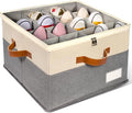 1 Pack Shoe Organizer for Closet, Adjustable Shoe Box Storage Containers by JHHBHV