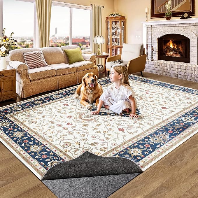 Non-Slip Rug Pads 1/4” Thick, 5x8Ft Waterproof Rugs Non Skid Rug Pad - Image 9