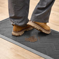 HAMARA Front Door Mat for Outside Entrance 35.5"x17" – Anti-Slip Dirt-Trapping by HAMARA