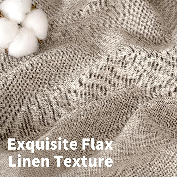 YoungsTex Linen Curtains 84 Inches Long - Image 4