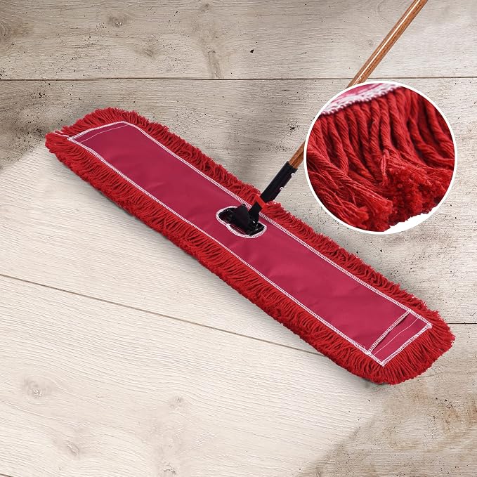 Matthew Cleaning 36'' Industrial Strength Cotton Dust Mop Refill Washable - Image 8
