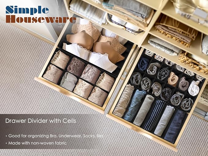 Simple Houseware 4-Pack Drawer Organizer Set - Image 6