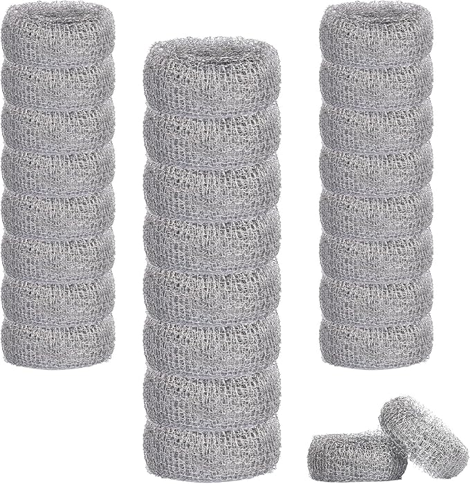24 Pieces Stainless Steel Lint Traps by Norlitec