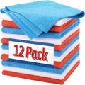 FIXSMITH Microfiber Cleaning Cloth, Shop Towels Bulk, Microfiber Towels by FIXSMITH