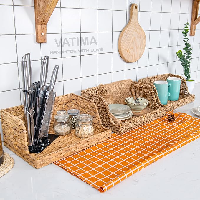 VATIMA Water Hyacinth Storage Baskets - Image 9