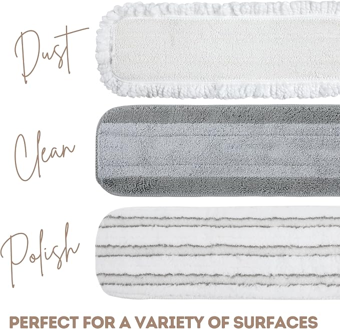 Quick Shine Ultimate Gold Clean + Polish Mop Kit | All-in-One 10 Pc Kit - Image 8