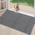 REFETONE Indoor Doormat, Front Back Door Mat 32"x40" Absorbent Rubber Backing by Refetone