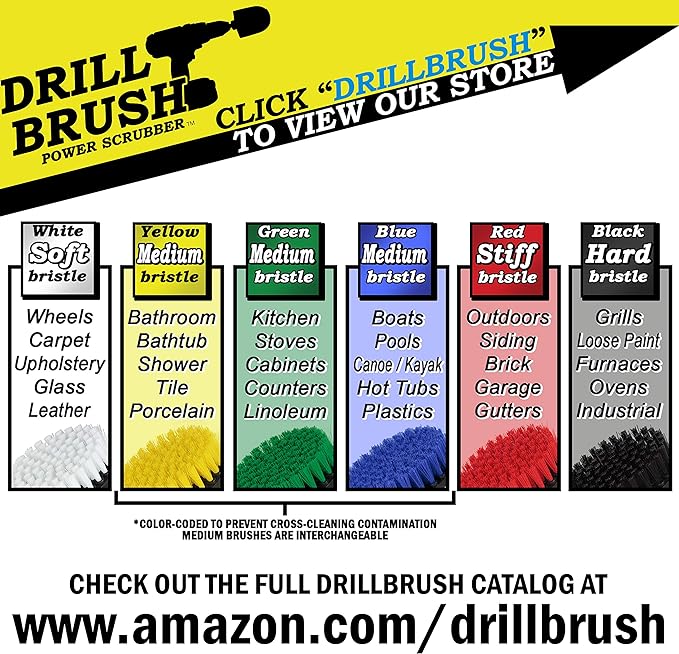 Drillbrush Boat Accessories – Kayak Cleaning Kit – Boat Cleaning Brush Kit – - Image 7