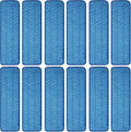 12 Pack Microfiber Mop Pad Universal Commercial/Industrial/Professional 17-18 by Unknown