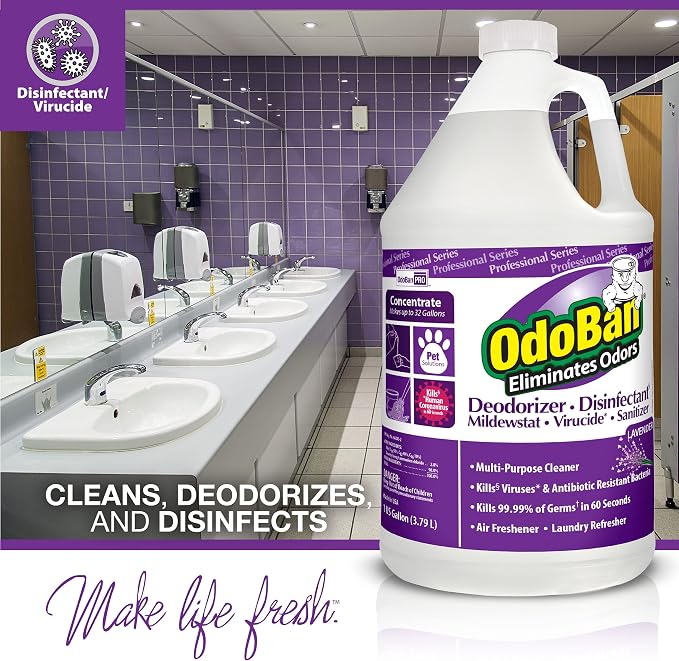 OdoBan Professional Disinfectant and Odor Eliminator Concentrate, 1 Gallon Each - Image 3
