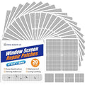 KING MOUNTAIN Grey Window Screen Repair Patch, Strong Adhesive & Waterproof by ForABetterHomeLife