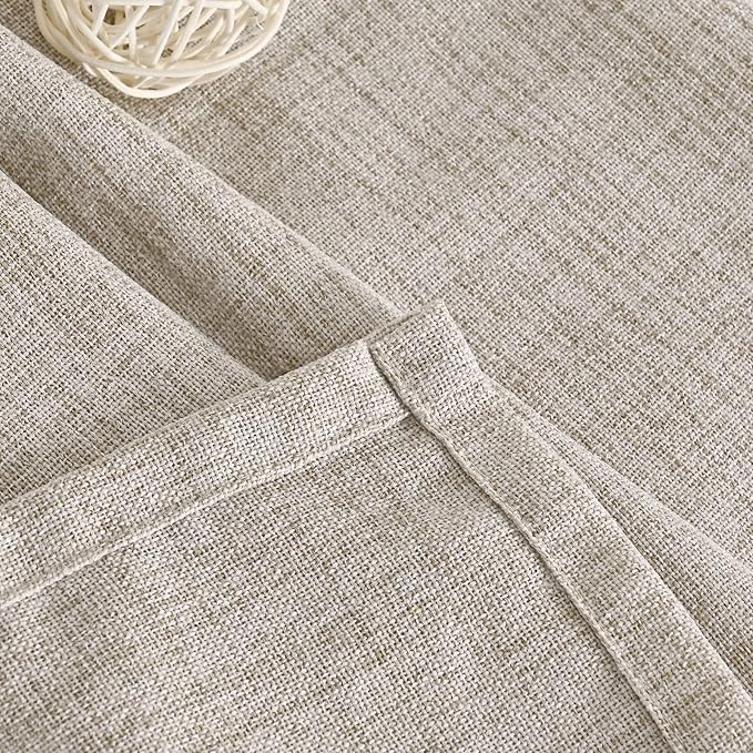 YoungsTex Short Linen Curtains 45 Inch Length - Image 8