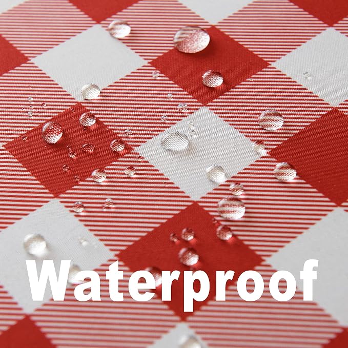 Classic Gingham Plaid Tablecloth Fabric - Image 3
