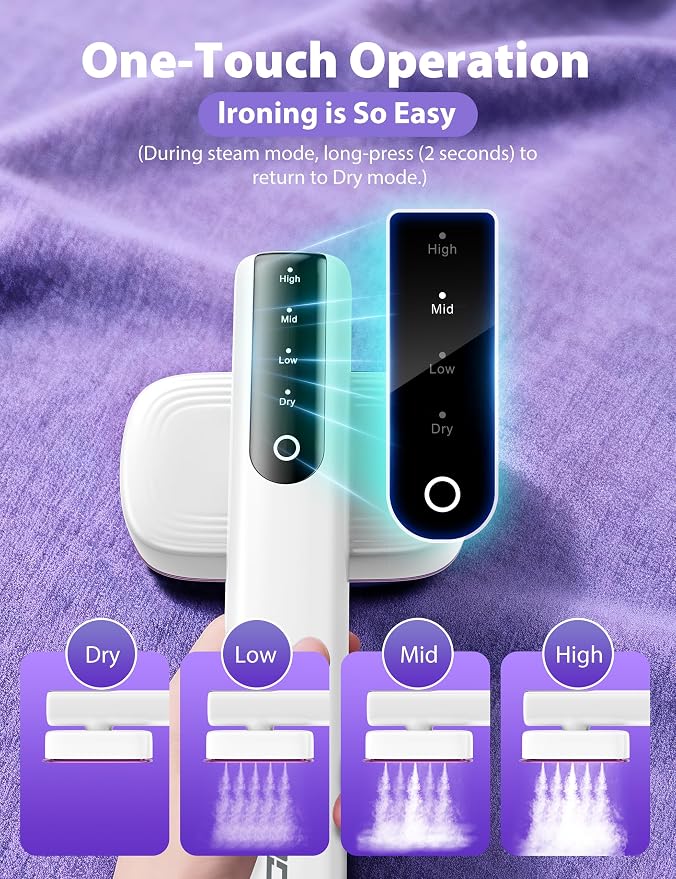 Sundu Steamer for Clothes, 15s Fast Heat-up Handheld Garment Steamer, 35mins - Image 8