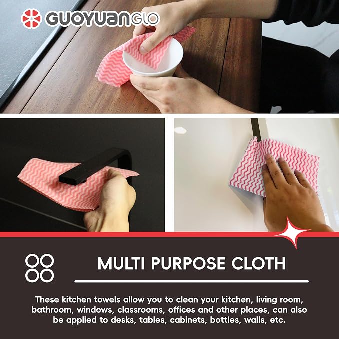 Disposable Dish Cloths Disposable Cleaning Towels Heavy Duty Reusable Cleaning - Image 4