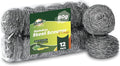 12 Pack Stainless Steel Scourers by Scrub It – Steel Wool Scrubber Pad Used by SCRUBIT