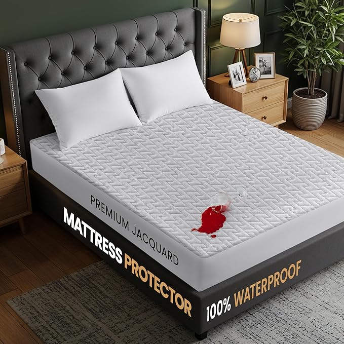 Utopia Bedding Waterproof Mattress Protector California King Size, Premium 3D - Image 3
