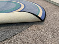 Hold-a-Rug Plush 8'6" Round Nonskid, Nonslip Rug Pad, Reversible Gripper by Hold-a-Rug