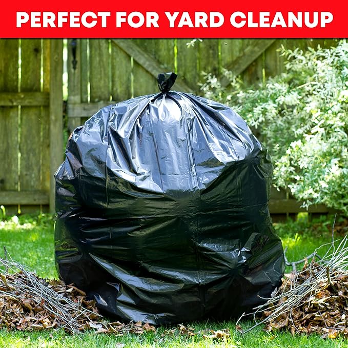 Tasker 65 Gallon Trash Bags Heavy Duty | 50 Count - Image 5