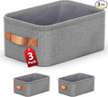 Large Storage Baskets for Shelves 3 Packs, Fabric Storage Bins for Shelves by Toolola